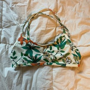 Jolyn bikini swim top size small flower pattern